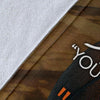 Gift For Mom Basketball Mom To Son Premium Blanket