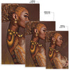Black Pride Black Is Beautiful Area Rug  Afro Proud