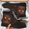 Skull Gift Skull Lava Orange Skull All Season Boots HG skull boots for women skull boots mens