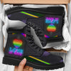 Pride LGBT Love Is Love Hexagon Neon LGBT All-Season Boots LGBT Boot HG