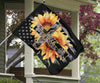 Gift For Christian Jesus Floral Flag