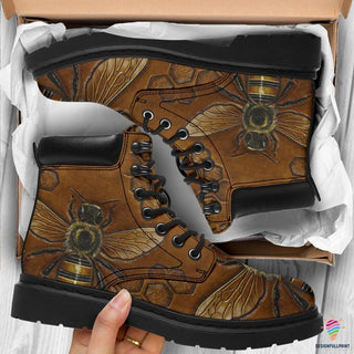 Honeycomb Pattern Bee All-Season Boots Bee Boot HG