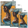 Black Pride African American History Black is Beautiful Area Rug Afro Proud