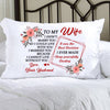 Husband To Wife Canvas Pillow HG