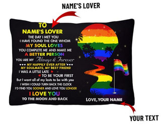 Pride Gift For LGBT Personalized The Day I Met You LGBT Pillow HG
