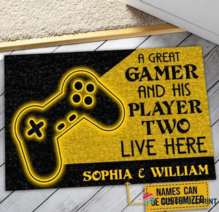 Gift For Gamer Gamer Doormat Welcome Mat LH Gift For Him For Her Unique Gifts For Men