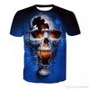 Men T-shirt Skull 3D Full Print