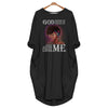 Black Pride God Design Created Blesses Heals Defends Forgives Loves Me Batwing Pocket Dress Black And Proud 365