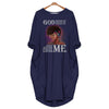 Black Pride God Design Created Blesses Heals Defends Forgives Loves Me Batwing Pocket Dress Black And Proud 365