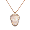 Head Crystal Skull Skeleton Necklace