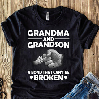 Grandma And Grandson A Bond That Cant Be Broken Tshirt HG