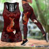 Red Fox Legging Hollow Tank Combo Leggings Set HG