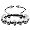 Smile Skull Skeleton Bead Bracelets