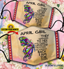 Black Pride Gift For Butterfly Lover Gift For Hippie Butterfly Lovers April Girl Custom Your Month Face Mask 3-pack Black By Nature Proud By Choice