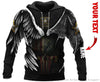 Skull Gift Gift For Army Armed Force Skull Angel And Devil Personalized Unisex Hoodie HG