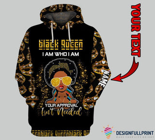 Black Pride Black Queen Hoodie Black Queen Sweatshirt LH Black Hoodie Women Proud Black