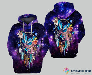 Gift For Butterfly Lover Butterfly Dreamcatcher Personalized Unisex Hoodie HG Memorial Gifts