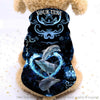 Blue Dolphins Hoodie Personalized Dog Zip-up Hoodie HG