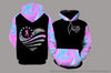 Breast Cancer Hologram Pink Unisex Hoodie LN