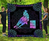 Barrel Racing Purple Mandala Pattern Quilt Bedding Set HH