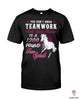 Gift For Horse Lover You Dont Know Teamwork Until Your Partner Is A 1200 Pound Free Spirit Horse 2D Unisex T Shirt or Hoodie HH
