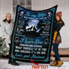 Special Gif For Husband Custom Sherpa Blanket HG