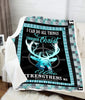 BLANKET DEER I Can Do All Things Through Christ