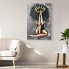 Black Pride Black Queen Girl Art Canvas LN Proud To Be Black Poster