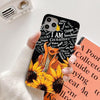 Black Pride Black Girl Phone Case, African American Fashion Phone Case LN