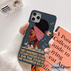 Black Pride They Whispered To Her Phone Case LN