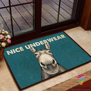 Nice Underwear Donkey Doormat NHD