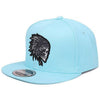 Embroidery Skull Snapback Cap - designfullprint