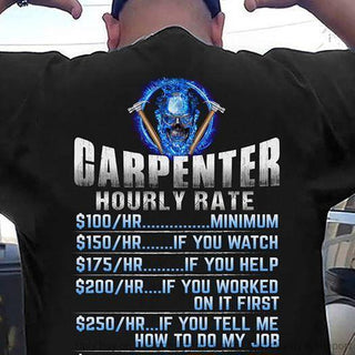 Skull Gift Capenter With Skulls Tshirt HG