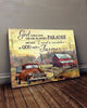 God Made A Farmer Paradise Wall Art Canvas HG Gift For Farmer