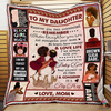 Black Pride To Black Daughter Black Girl Magic I Am Limited Edition Sherpa and Quilt Blanket CH Black And Proud 365