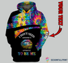 Gift For Hippie Hippie I Dont Need Anyones Approval To Be Me Personalized Zip Up Hoodie HG