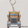 Gift For Trucker Multicolor Trucker Custom Keychain Trucker Personalized Key Chain HG