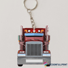 Gift For Trucker Multicolor Trucker Custom Keychain Trucker Personalized Key Chain HG