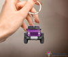 Personalized Multicolor Car Keychain HG