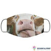 Funny Cows Face Mask 3 Pack HG Cloth Mask