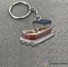 Pontoon Boat Custom Keychain Pontoon Lovers Personalized HG