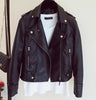 Faux Leather Jacket