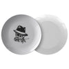 Skull Men Couple Microwave Safe, BPA- Free Plate 002 - designfullprint