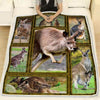 Kangaroo Lover Sherpa Blanket HG