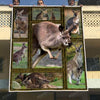 Kangaroo Lover Sherpa Blanket HG