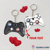 Gift For Gamer Valentines Day Gifts Valentines Ideas Couple Key Chain Acrylic Keychain Custom Keychains LH