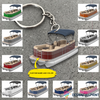 Pontoon Boat Custom Keychain Pontoon Lovers Personalized HG
