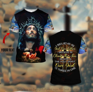 Gift For Christian Jesus Hoodie Believe In God Hoodie Pullover Zip Up Hoodie Sweatshirt Jesus Tshirt US Unisex Size HG
