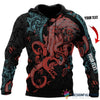 Personalized Octopus King Gothic Tattoo Octopus Hoodie HG