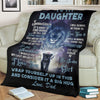 Gift For Dad Dad To Daughter To My Daughter Love Daughter Lion Blanket HG
